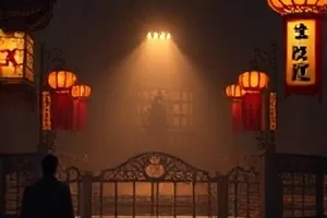 《旧胶片修理铺》剧照,堆满胶卷盒的木桌